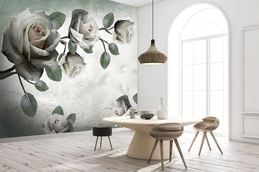 Fototapeta 3D Eleganckie Róże