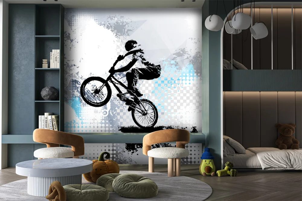Fototapeta Sztuczka Na Rowerze
