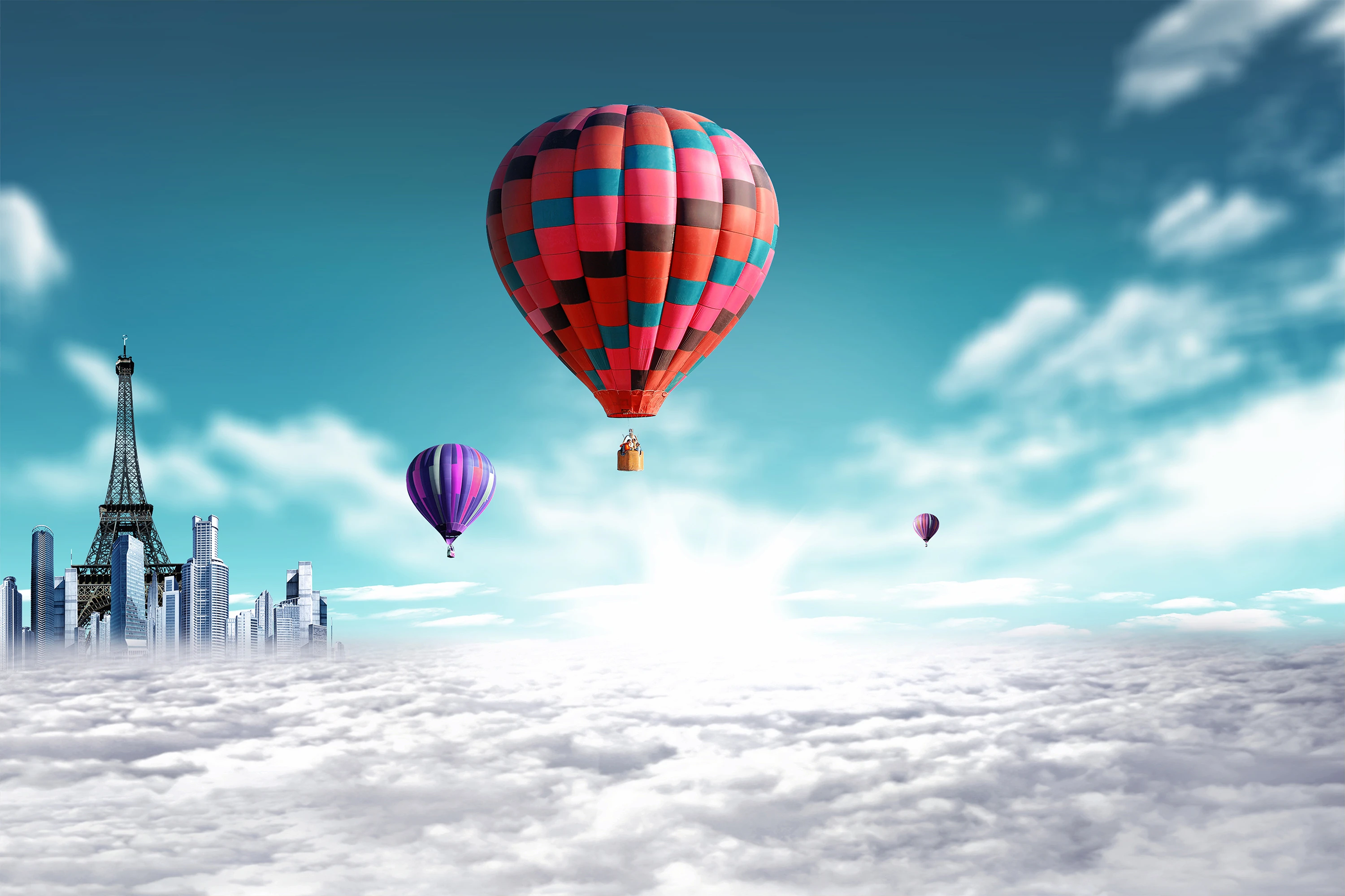 Fototapeta Balon Na Niebie 6