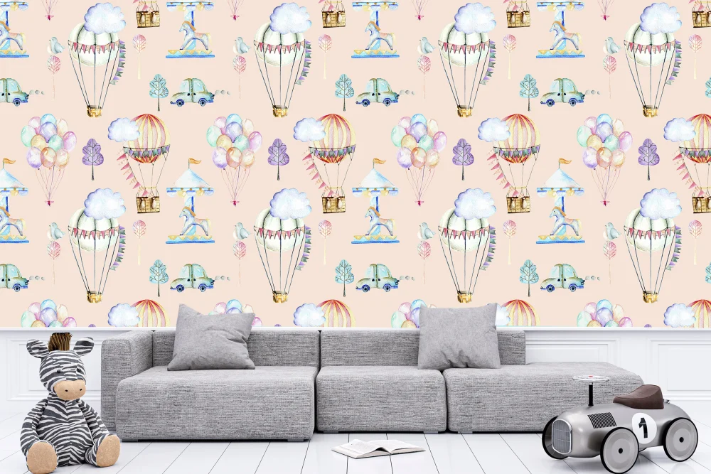 Fototapeta Balony I Różewa Karuzela