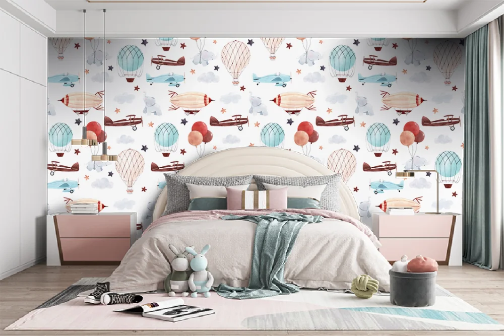 Fototapeta Balony I Samoloty
