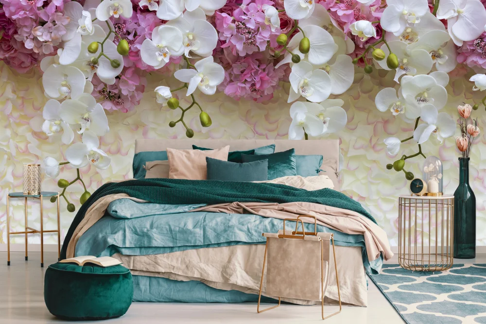 Fototapeta Białe Orchidee