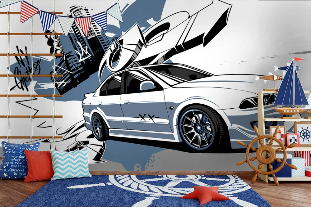 Fototapeta Błękitny BMW