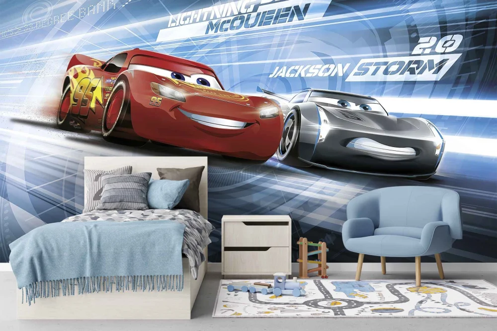 Fototapeta Błyskawica McQueen I Jackson Storm