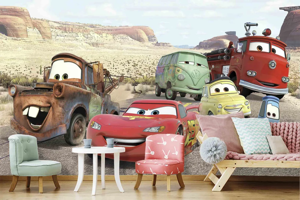 Fototapeta Błyskawica McQueen I Przyjaciele