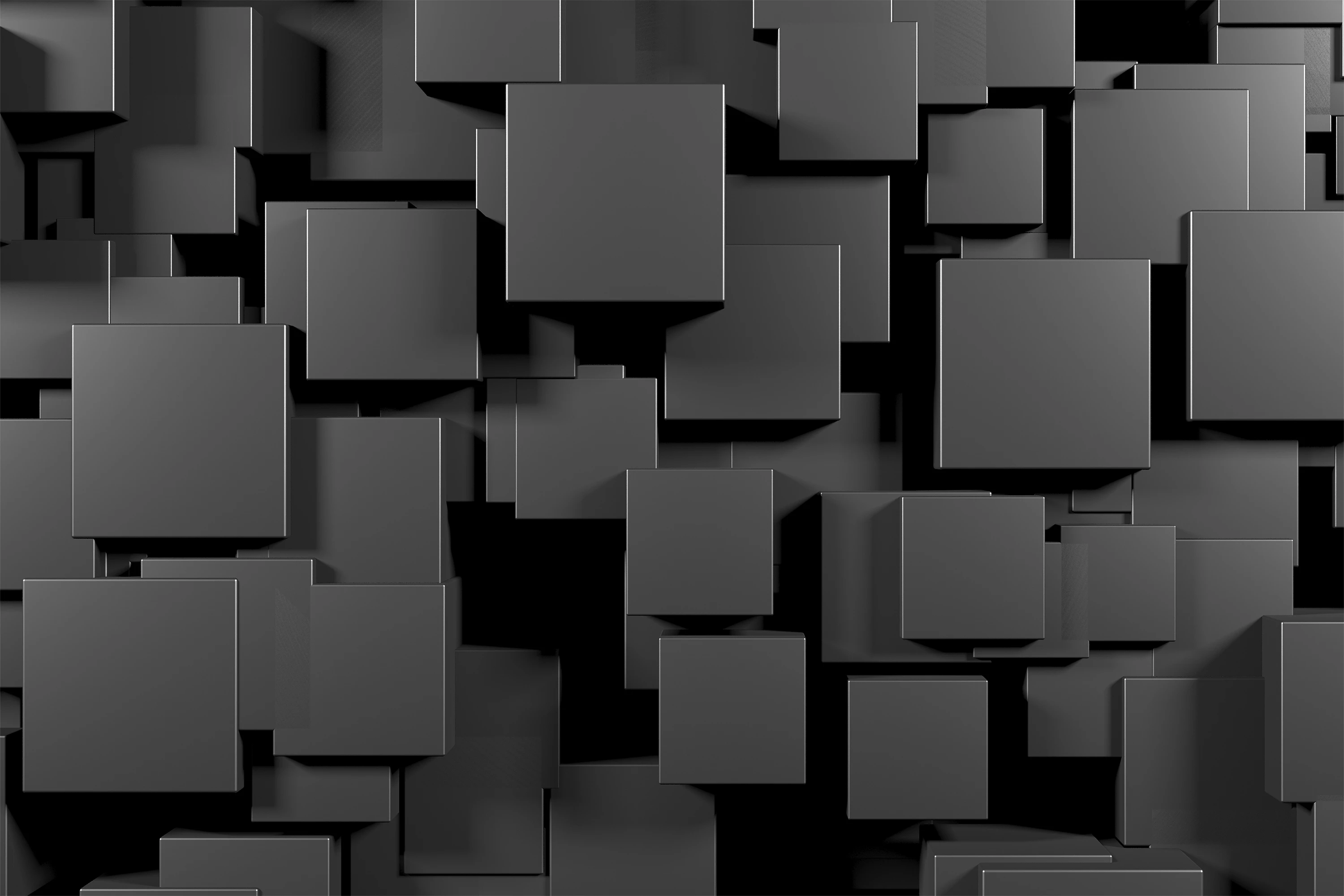   Fototapeta Czarne Kostki 3D 10