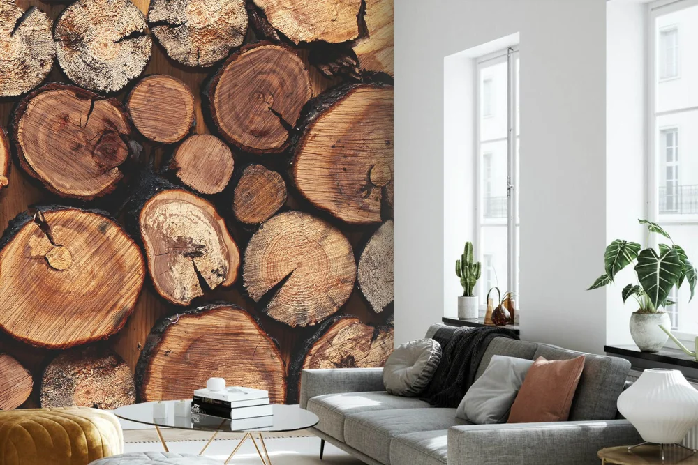 Fototapeta Surowe Drzewno