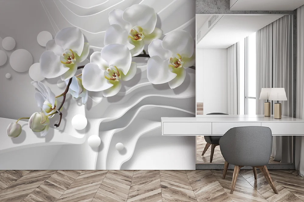Fototapeta Eleganckie 3D Storczyki