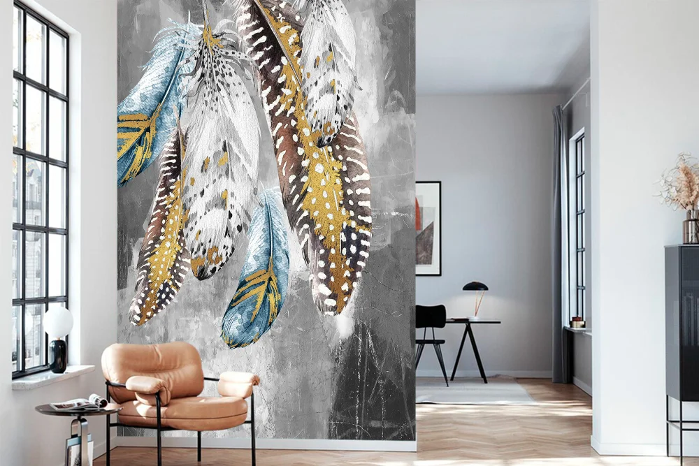 Fototapeta Eleganckie Indyjski Pióra