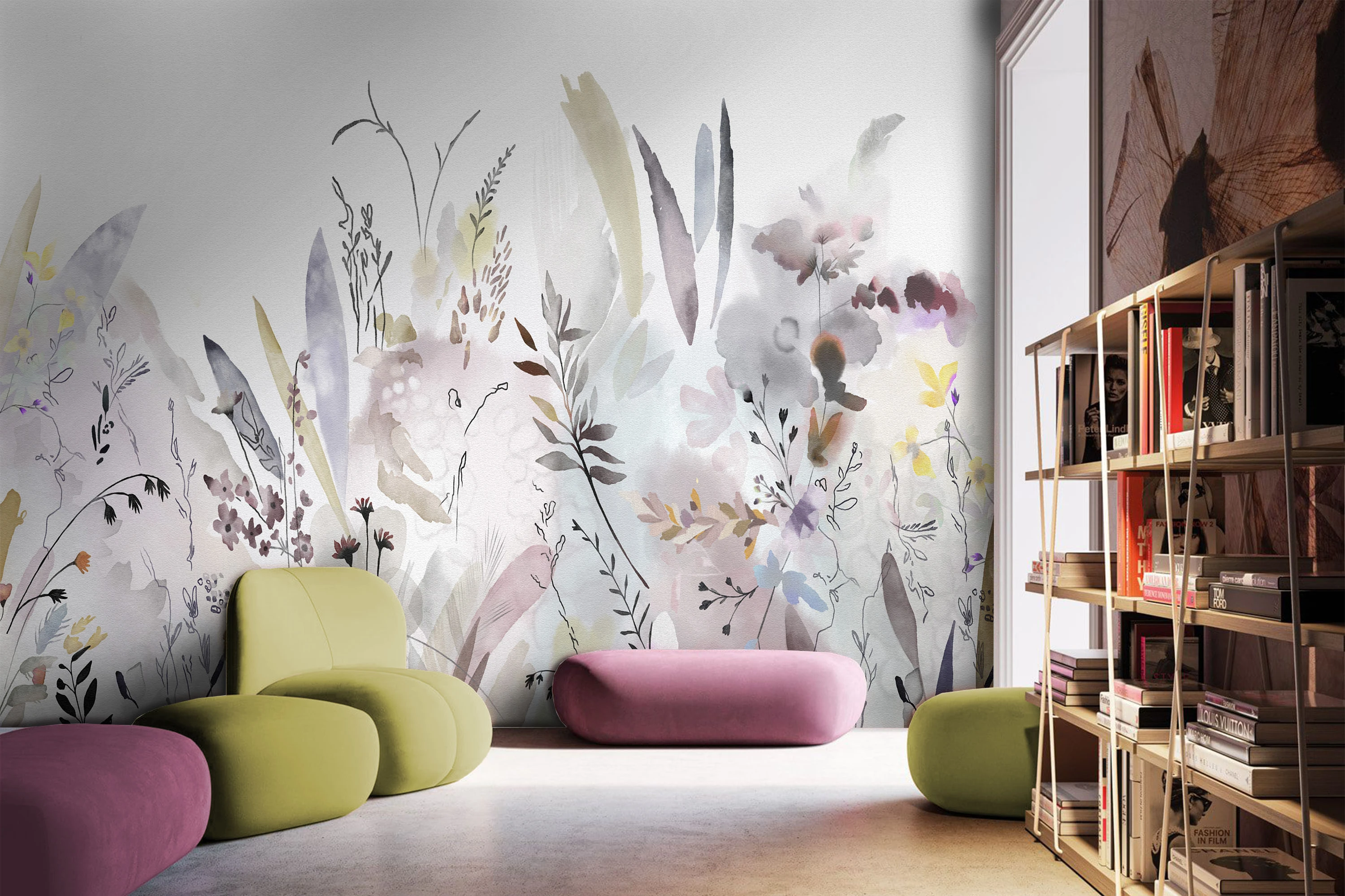 Fototapeta Akwarelowe Łąki