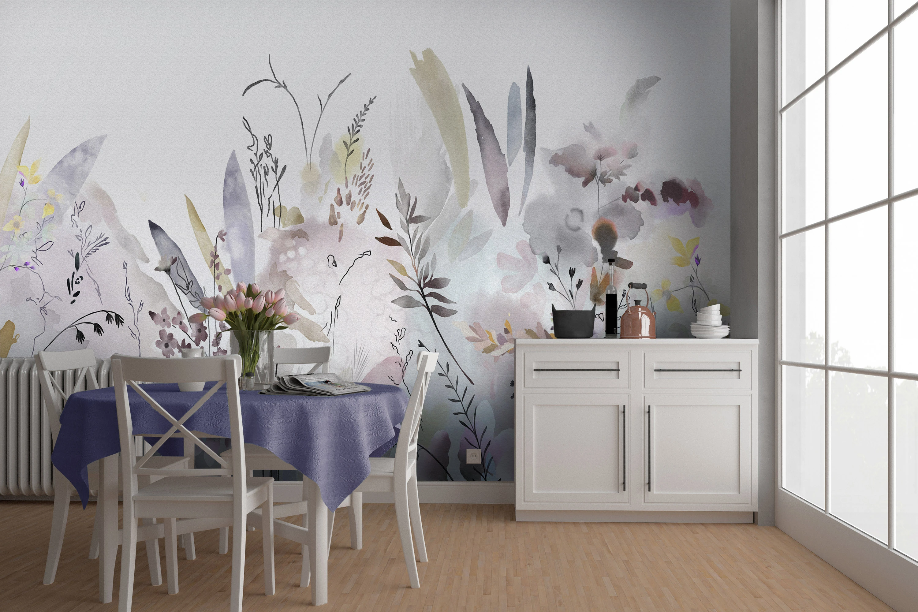 Fototapeta Akwarelowe Łąki 2