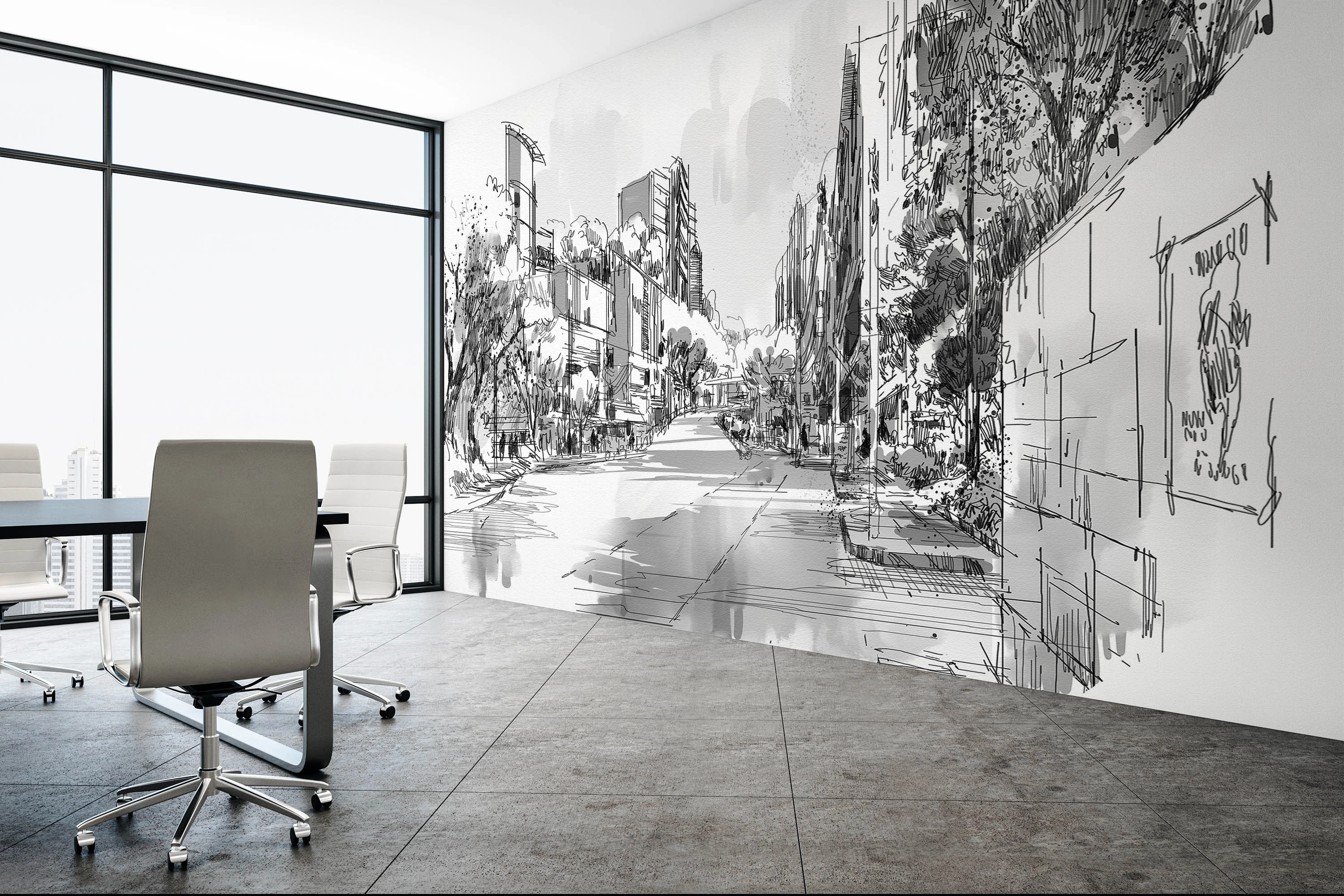 Fototapeta Architektoniczny Szkic