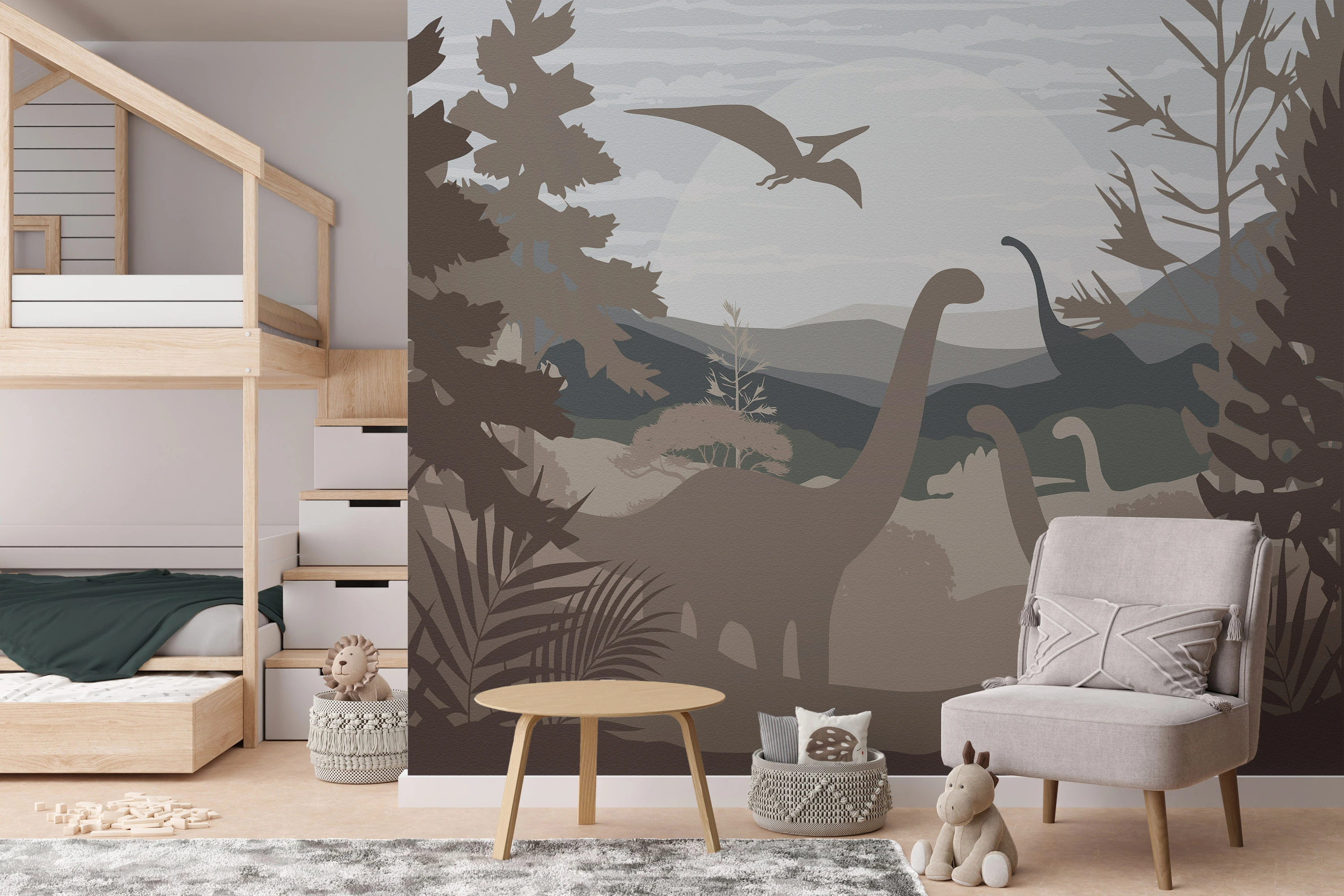 Fototapeta Dino W Górach