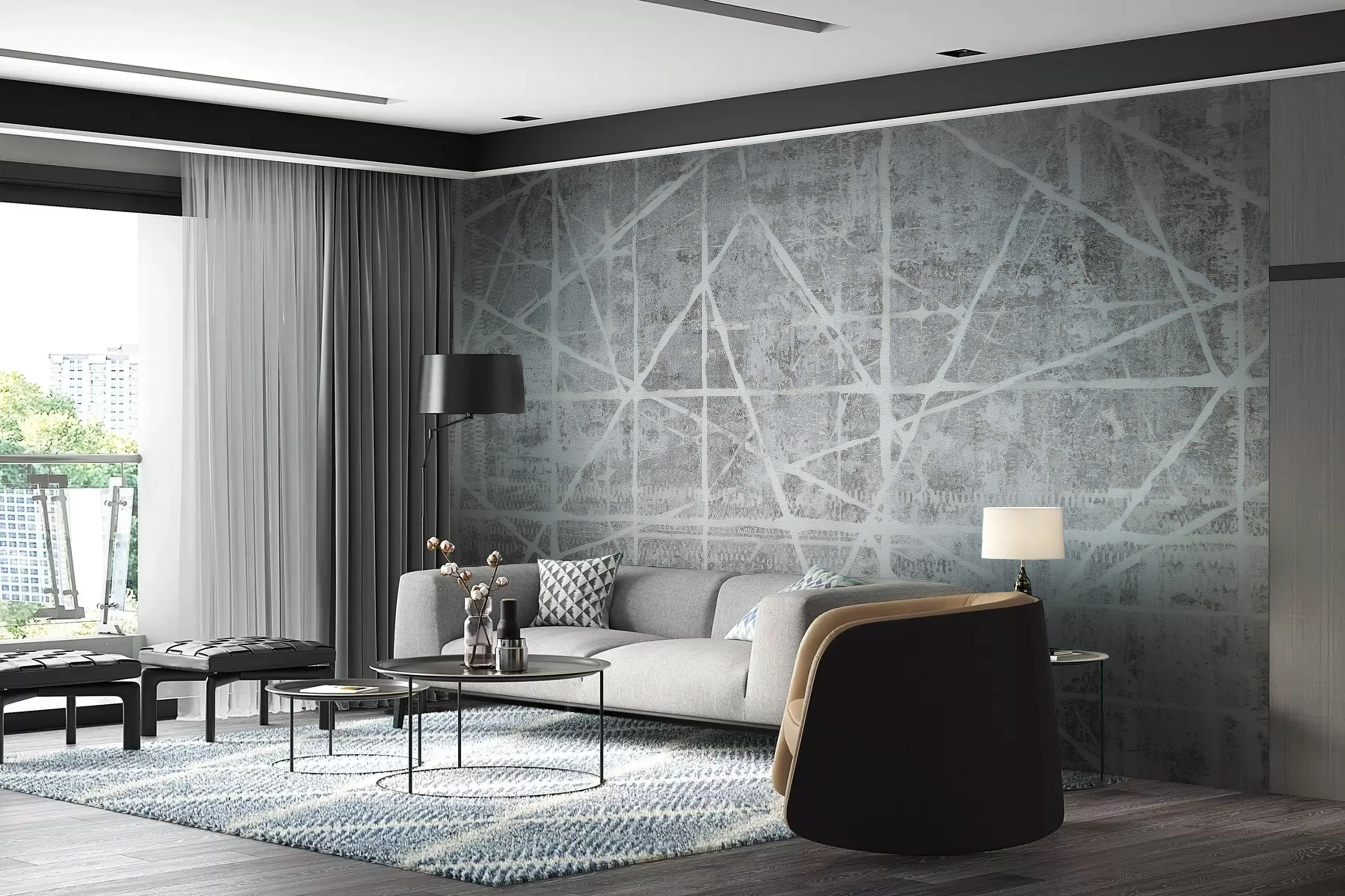 Fototapeta Geometryczna Mgła