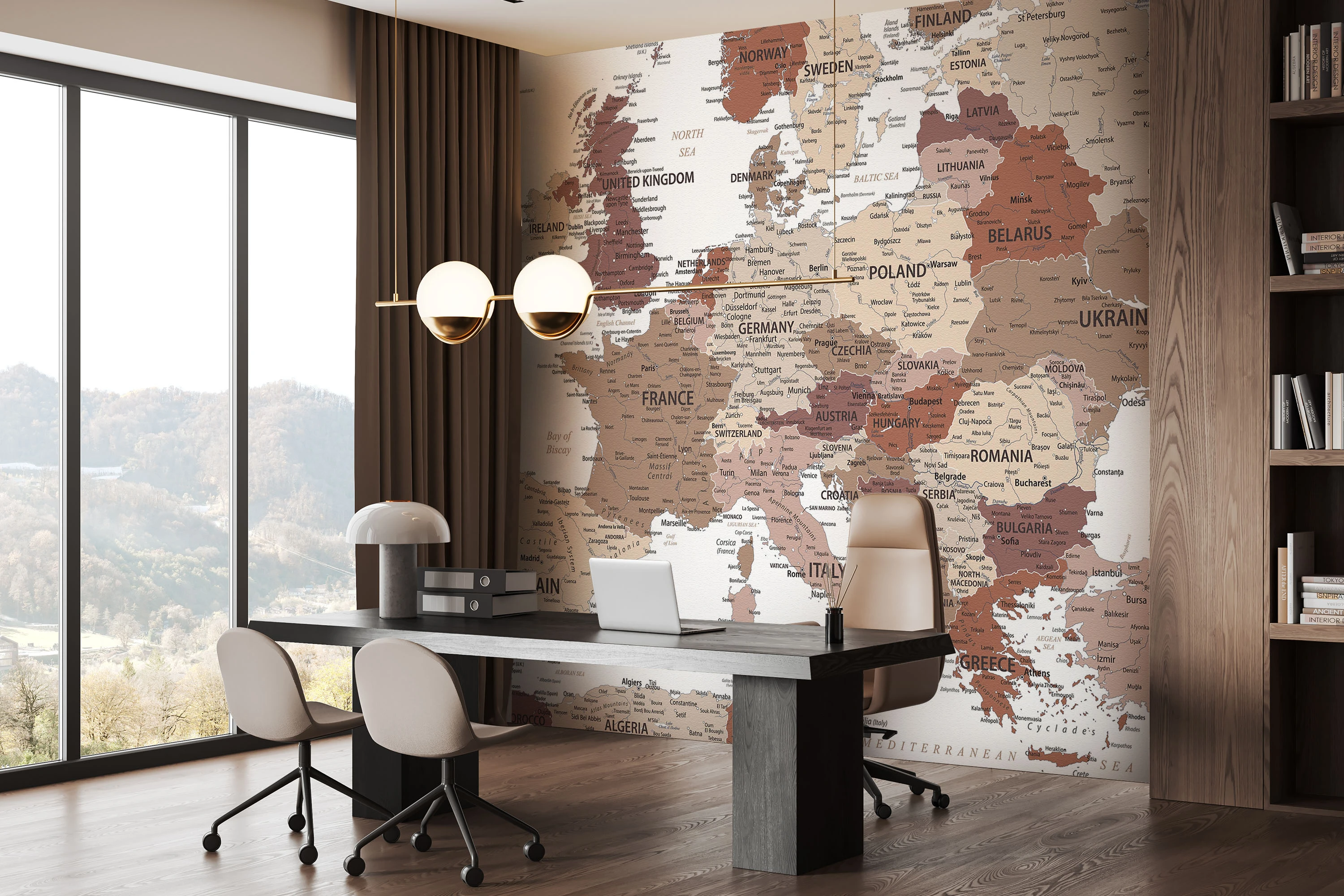 Fototapeta Mapa Europy