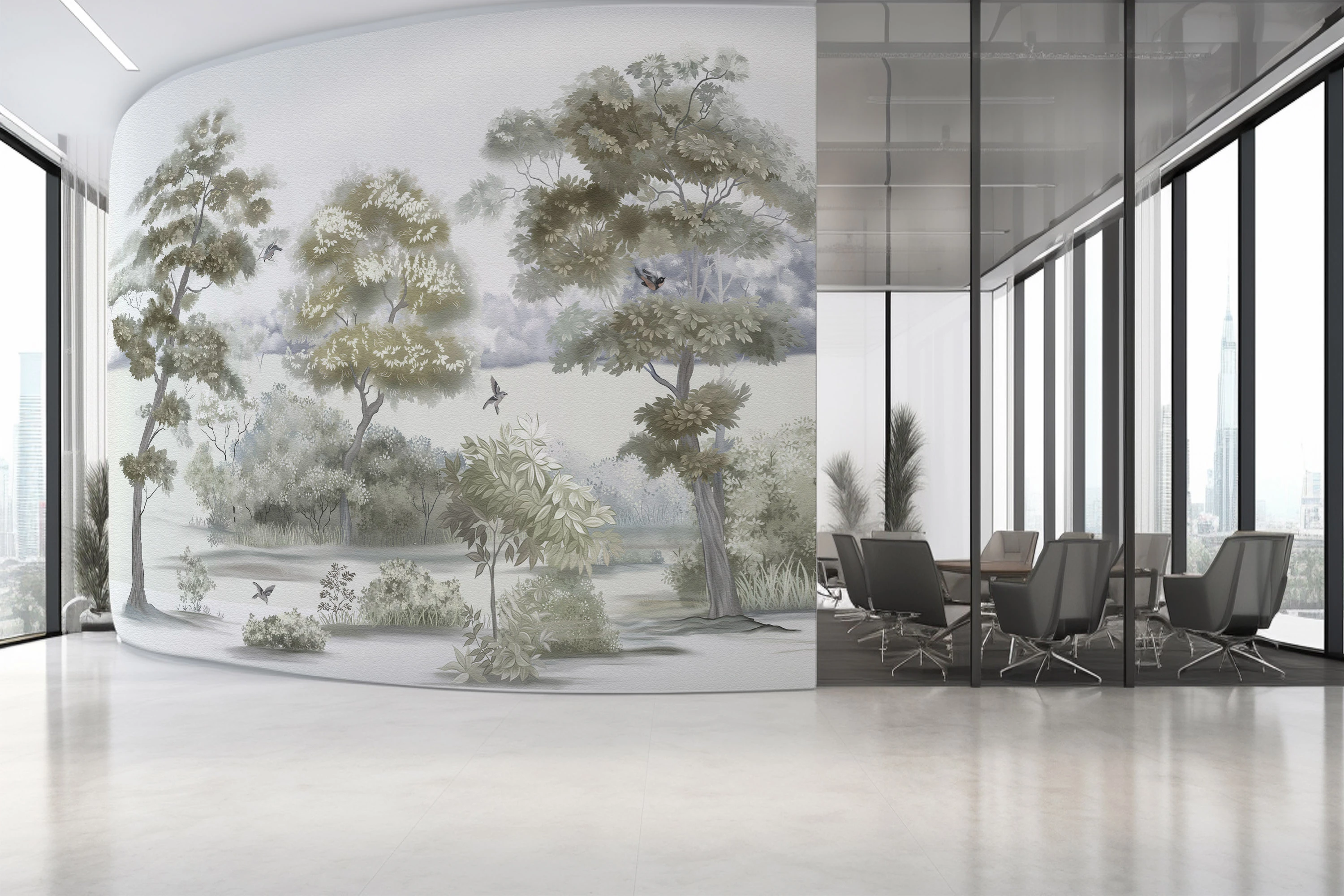 Fototapeta Mglisty Gaj