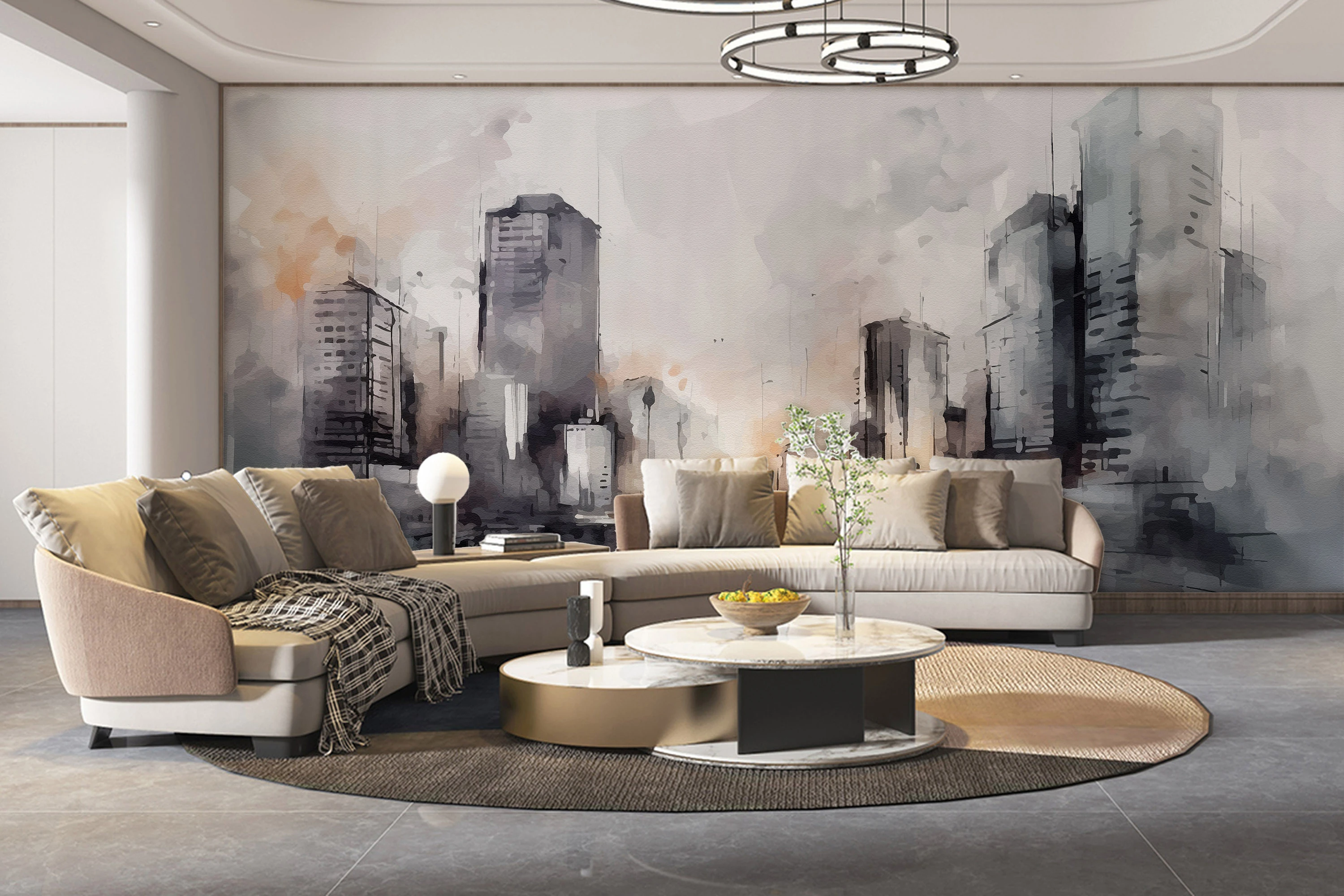 Fototapeta Miasto We Mgle