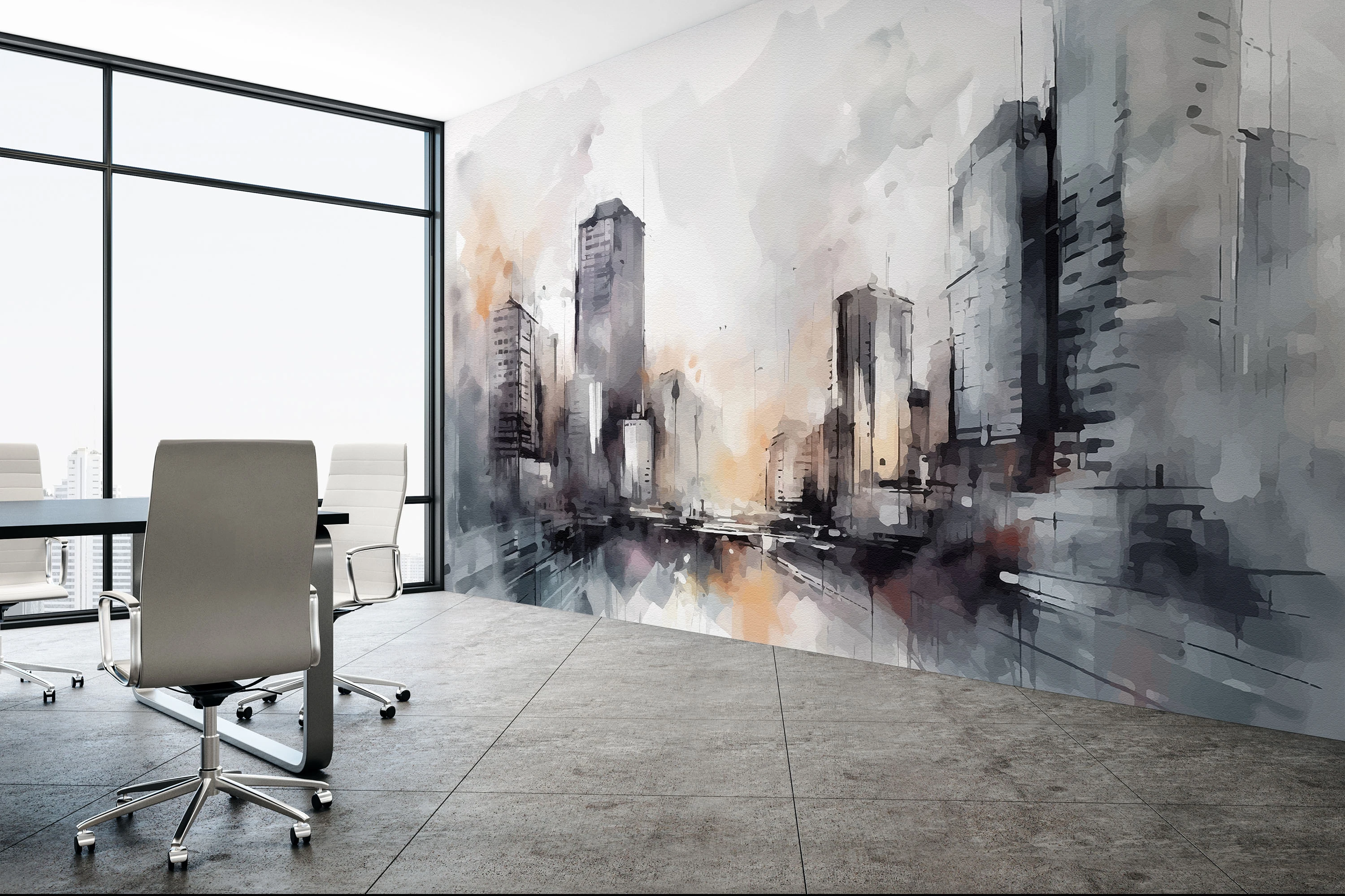 Fototapeta Miasto We Mgle 2