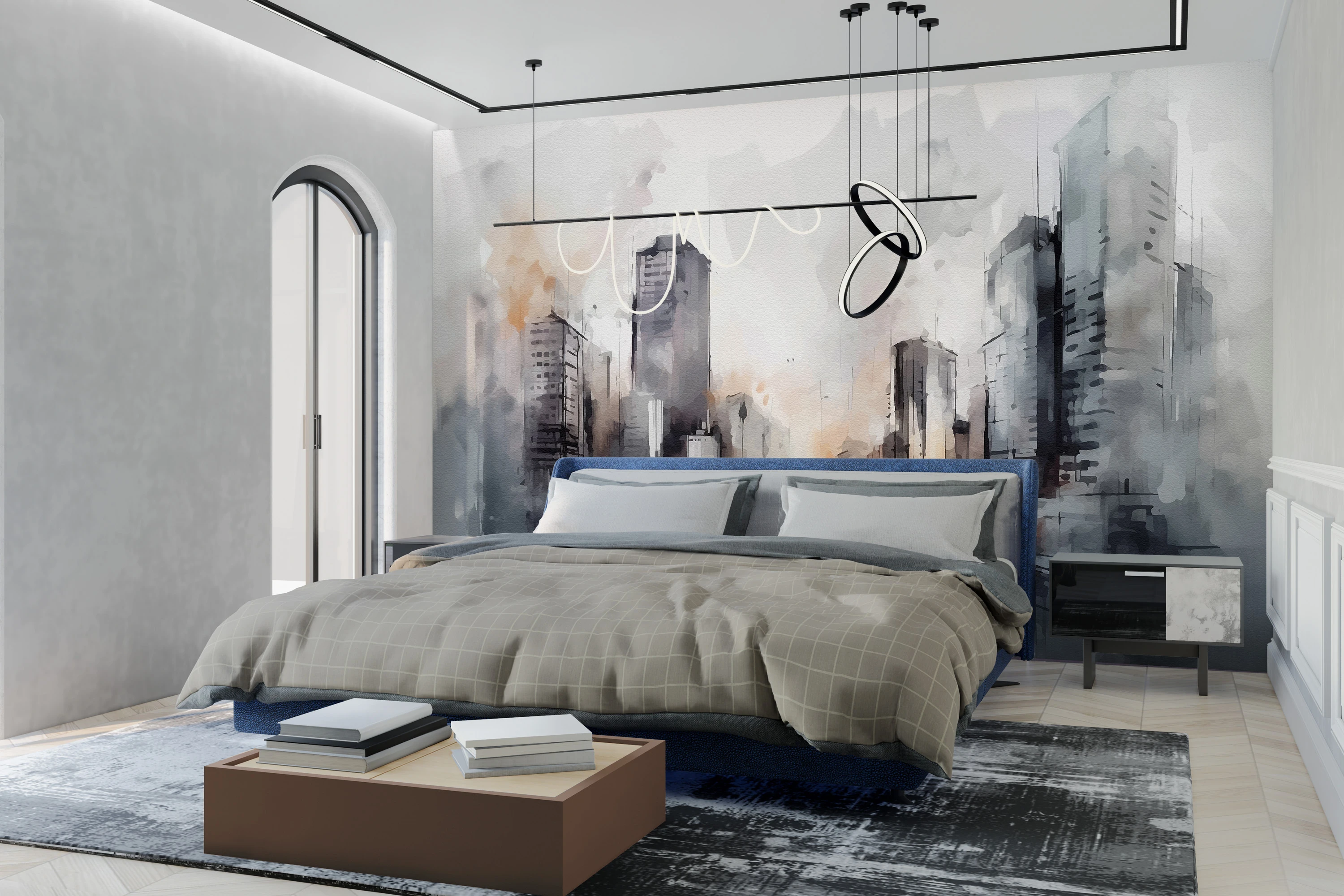 Fototapeta Miasto We Mgle