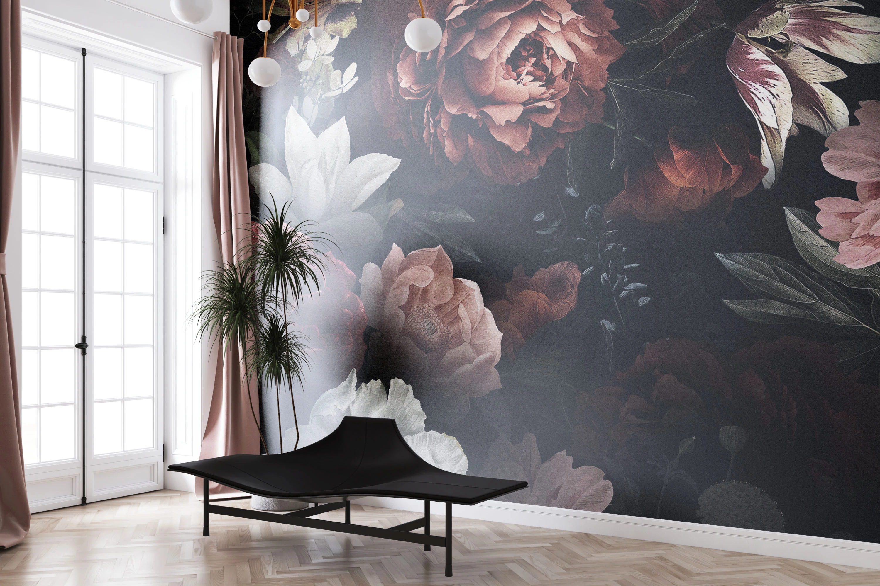 Fototapeta Nocne Peonie