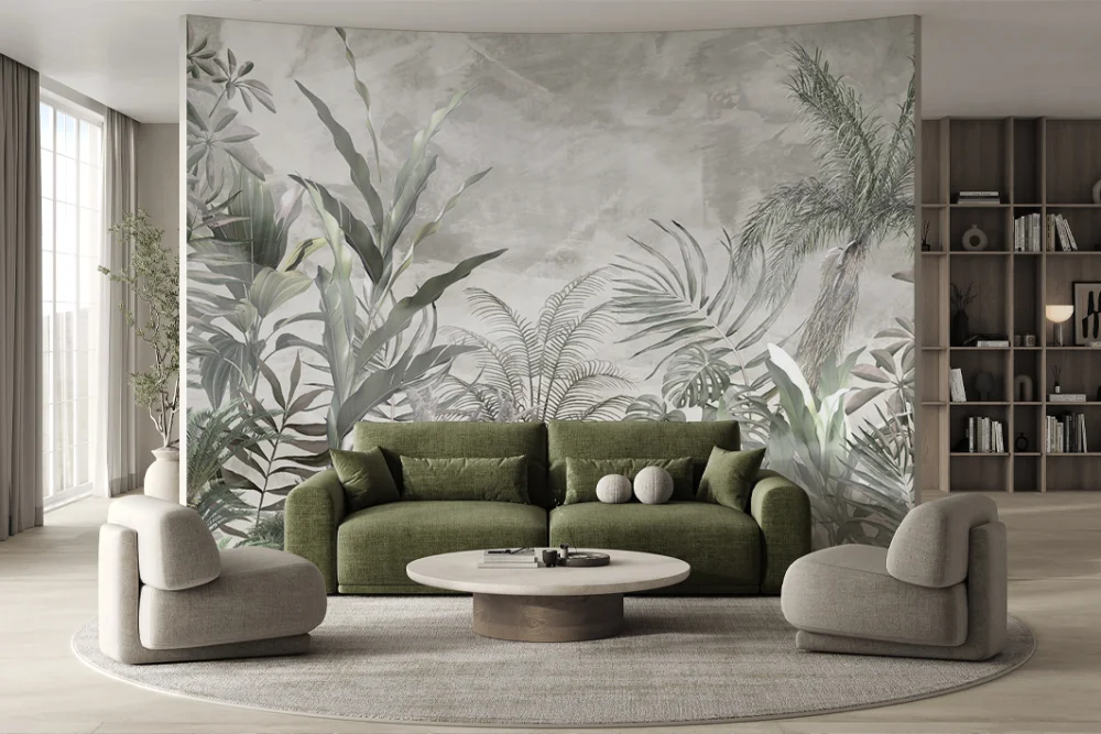Fototapeta Pastelowa Botaniczna Fantazja