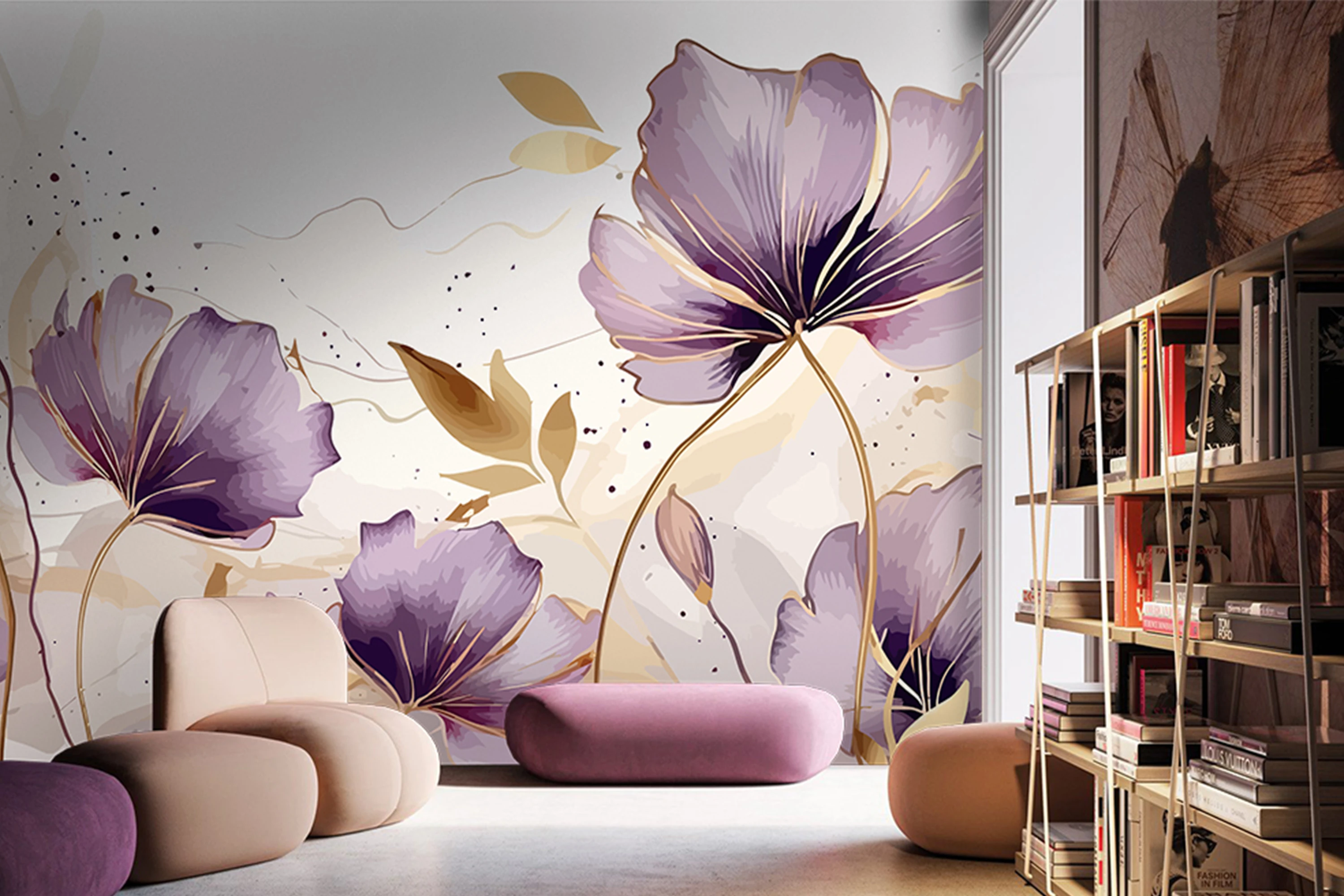 Fototapeta Purpurowa Elegancja