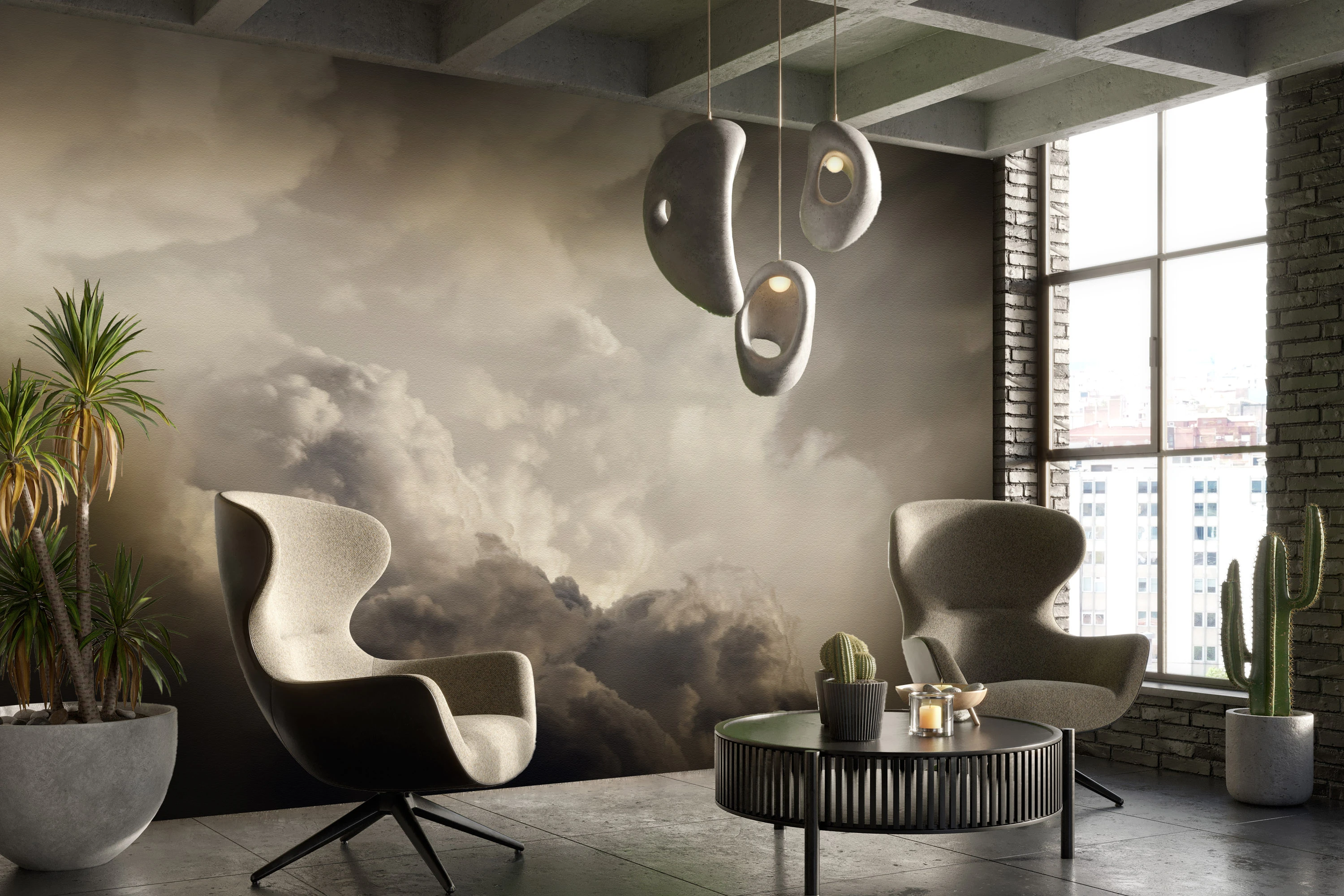 Fototapeta Światło Burzowych Chmur