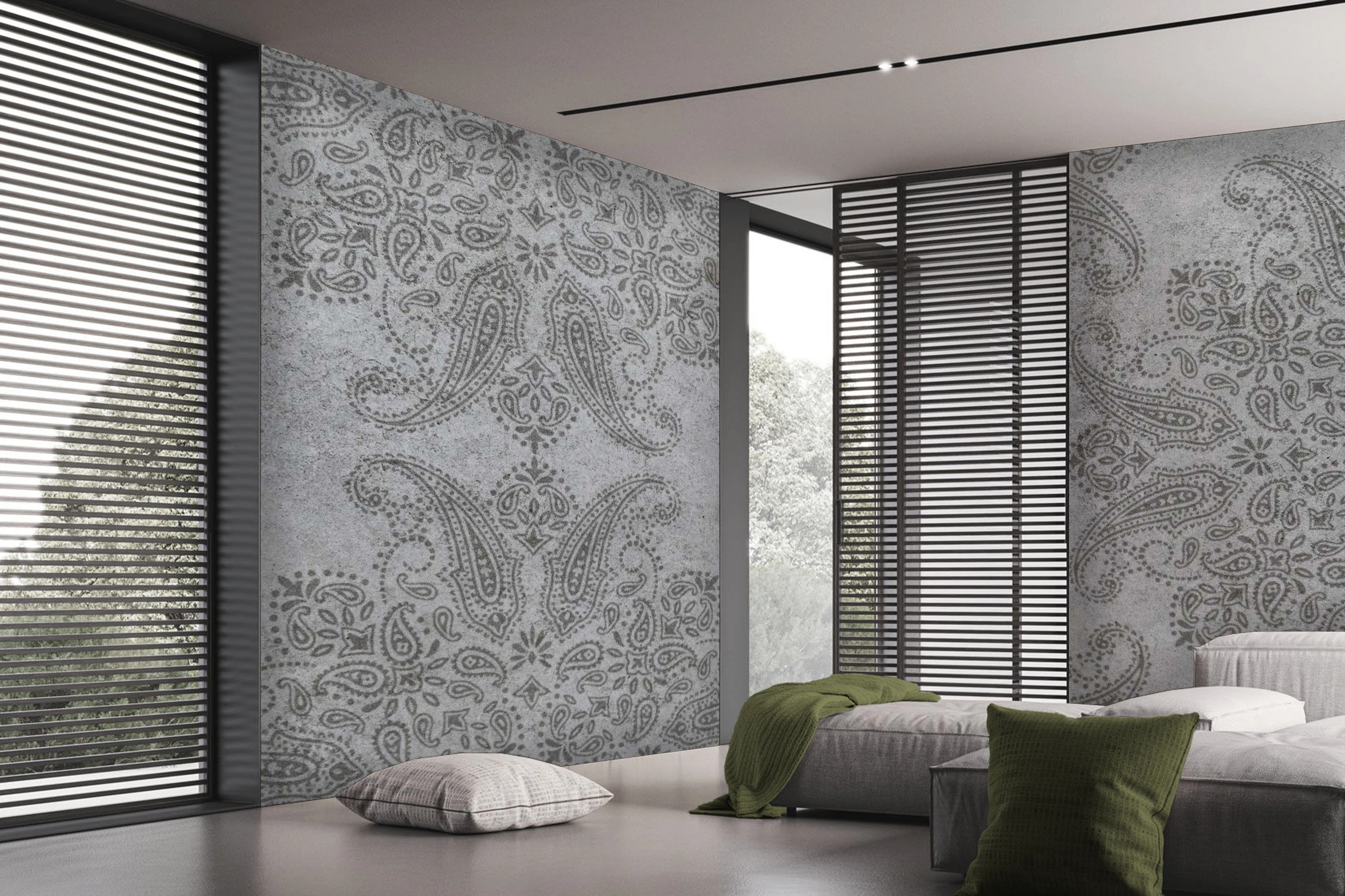 Fototapeta Szary Ornament