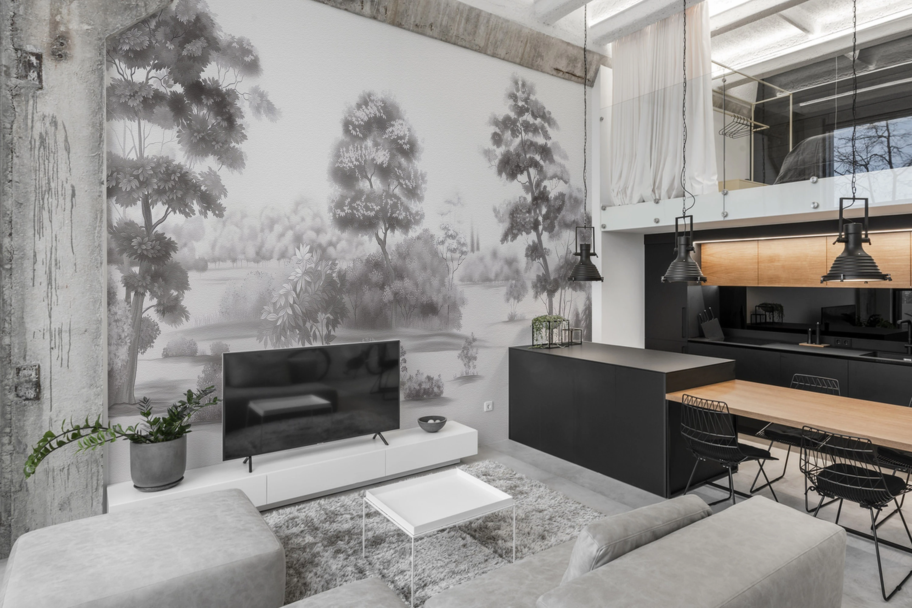 Fototapeta Szept Szarego Lasu