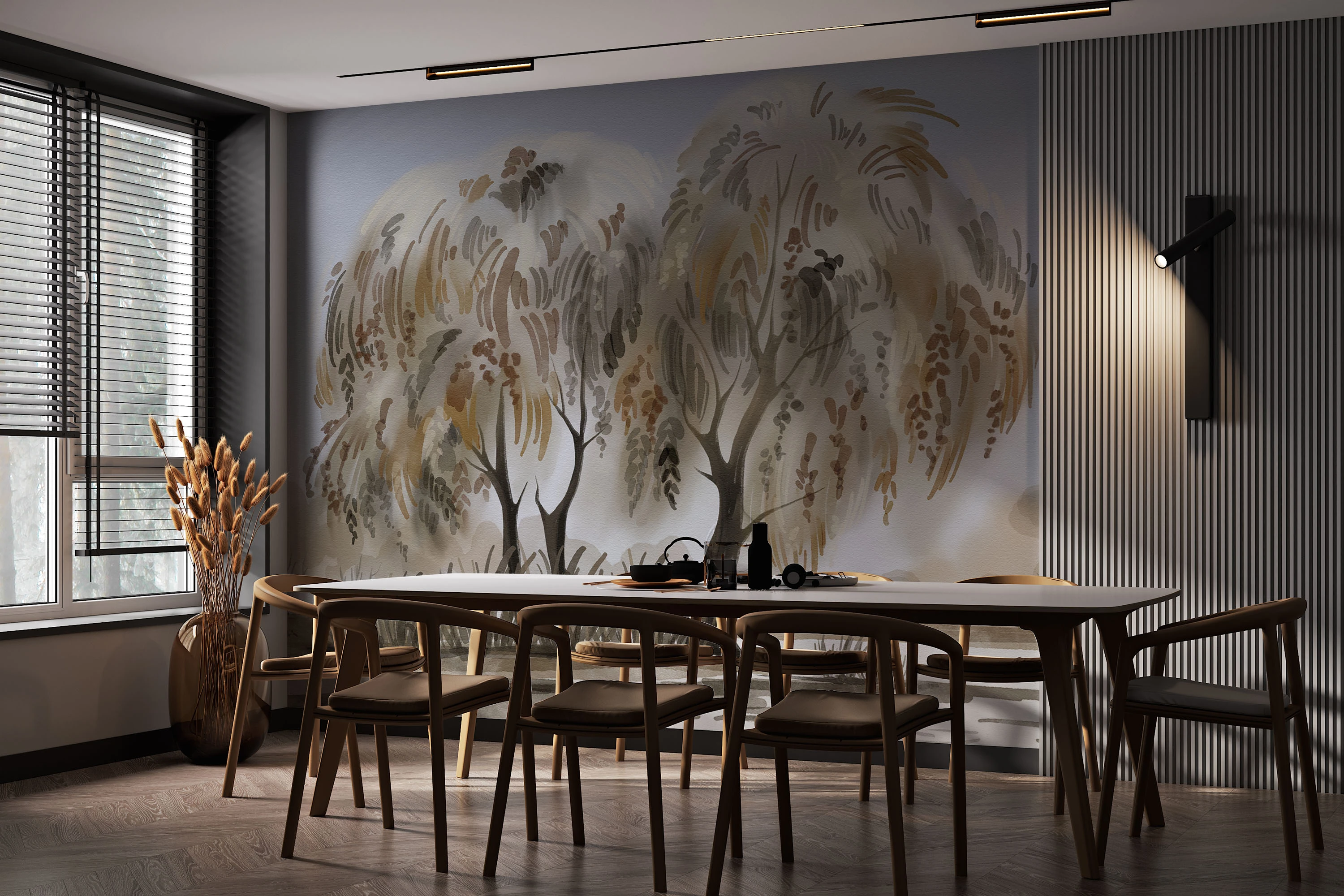 Fototapeta Wierzby Nad Wodą