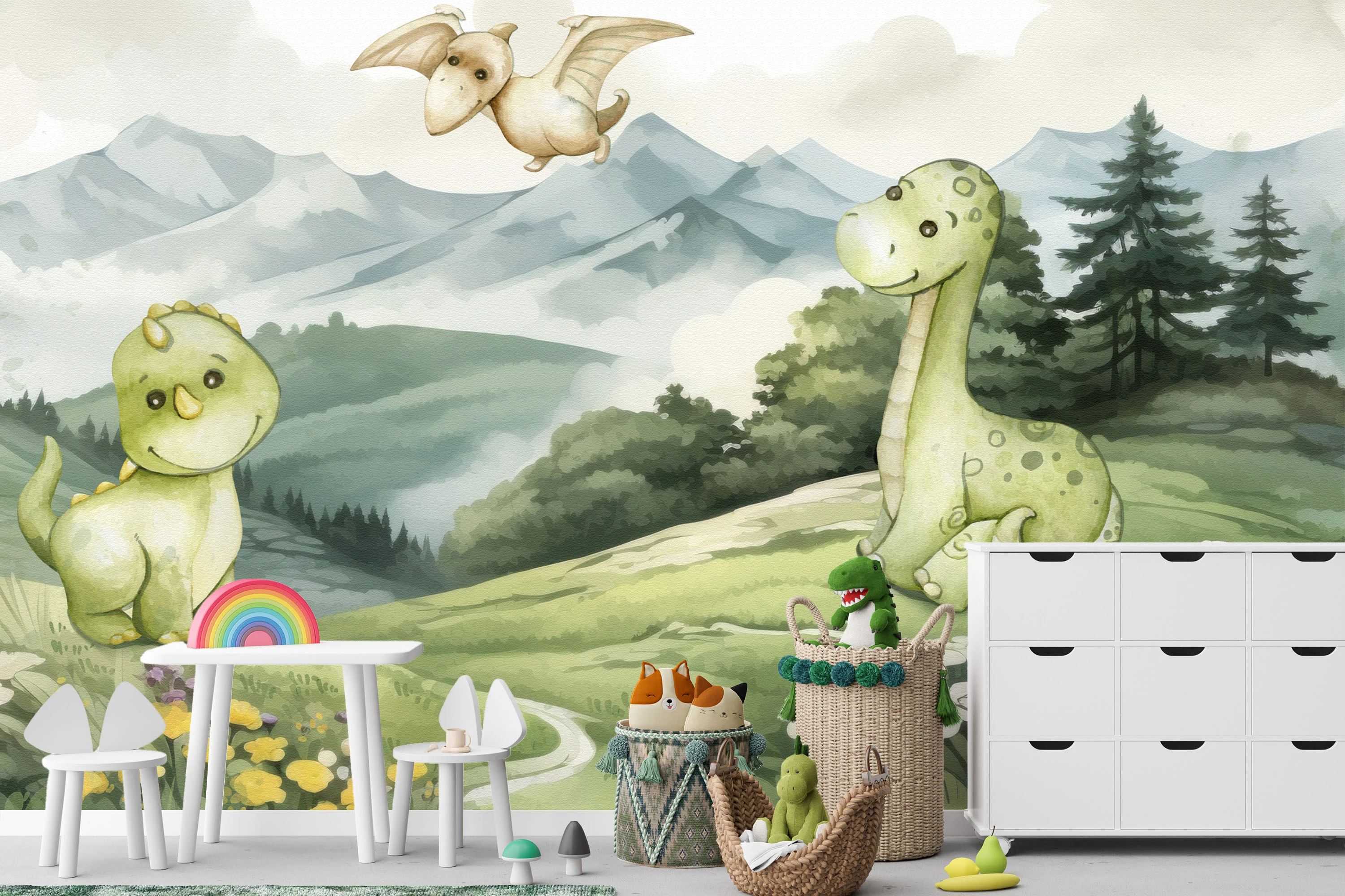 Fototapeta Wśród Dinozaurów