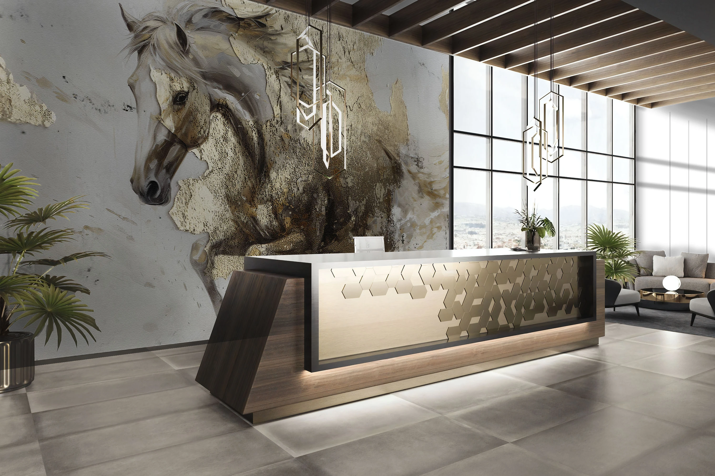 Fototapeta Złoty Galop