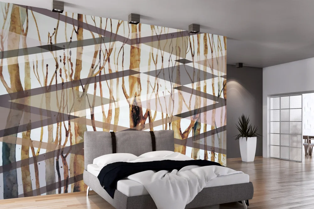 Fototapeta Geometria Lasu