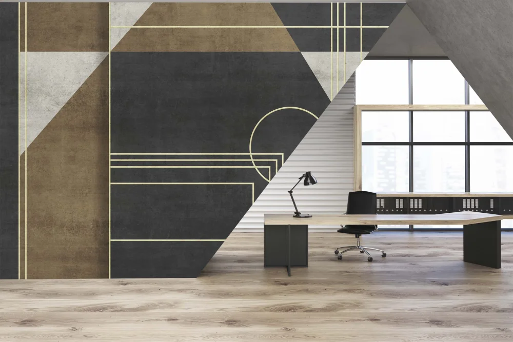 Fototapeta Geometria W Brązowych Kolorach