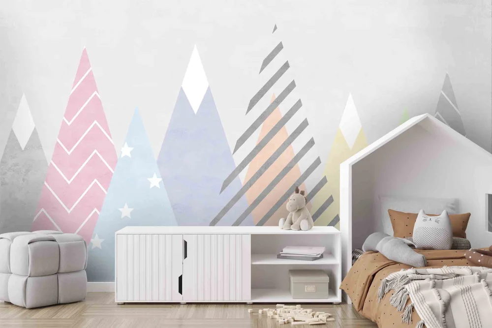 Fototapeta Góry W Stylu Minimalizm