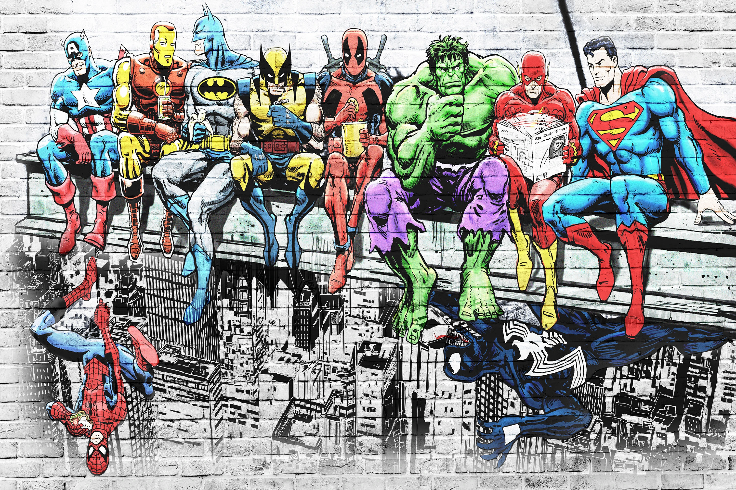    Fototapeta Graffiti Superbohaterowie 10