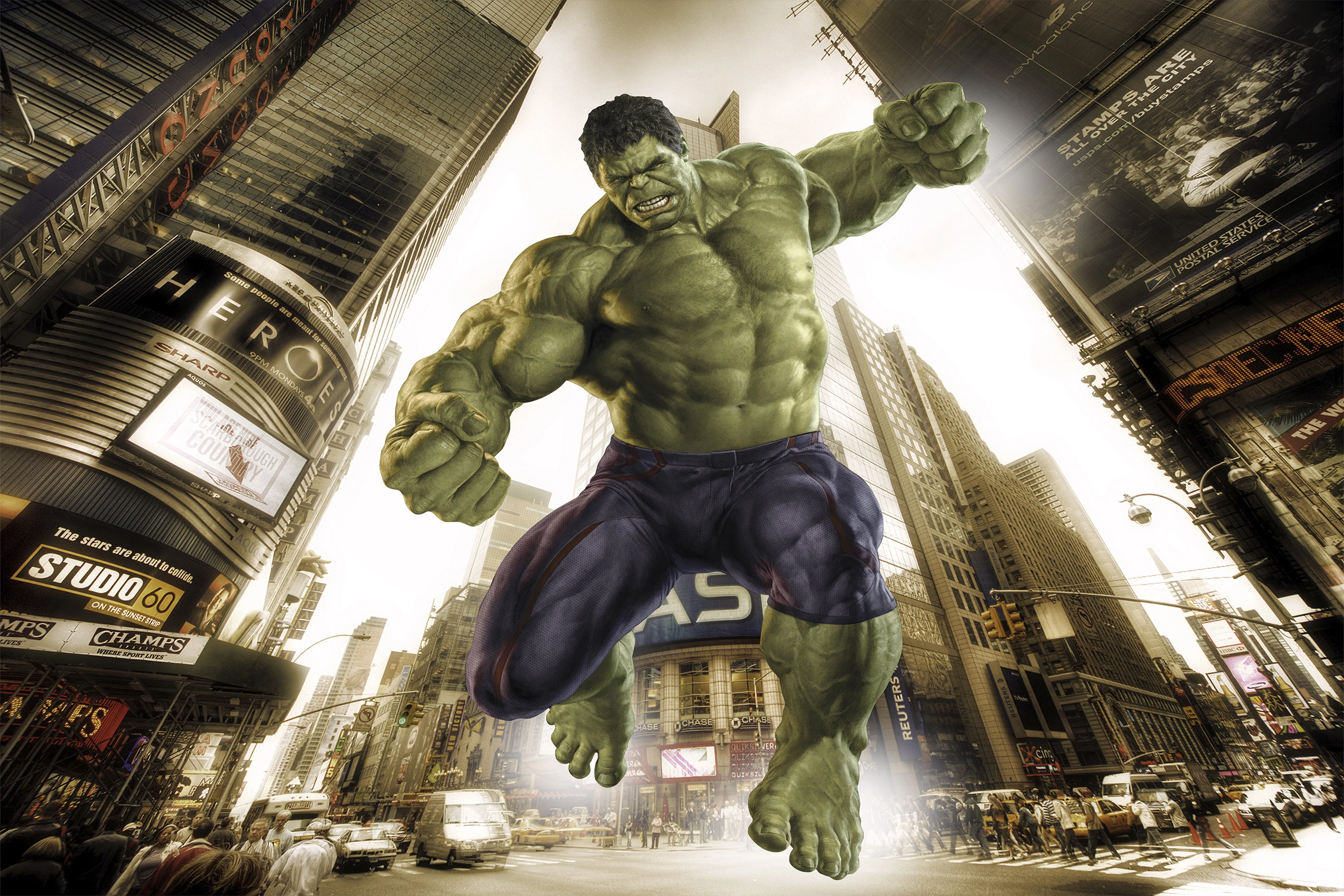 Fototapeta Hulk W Mieście  7