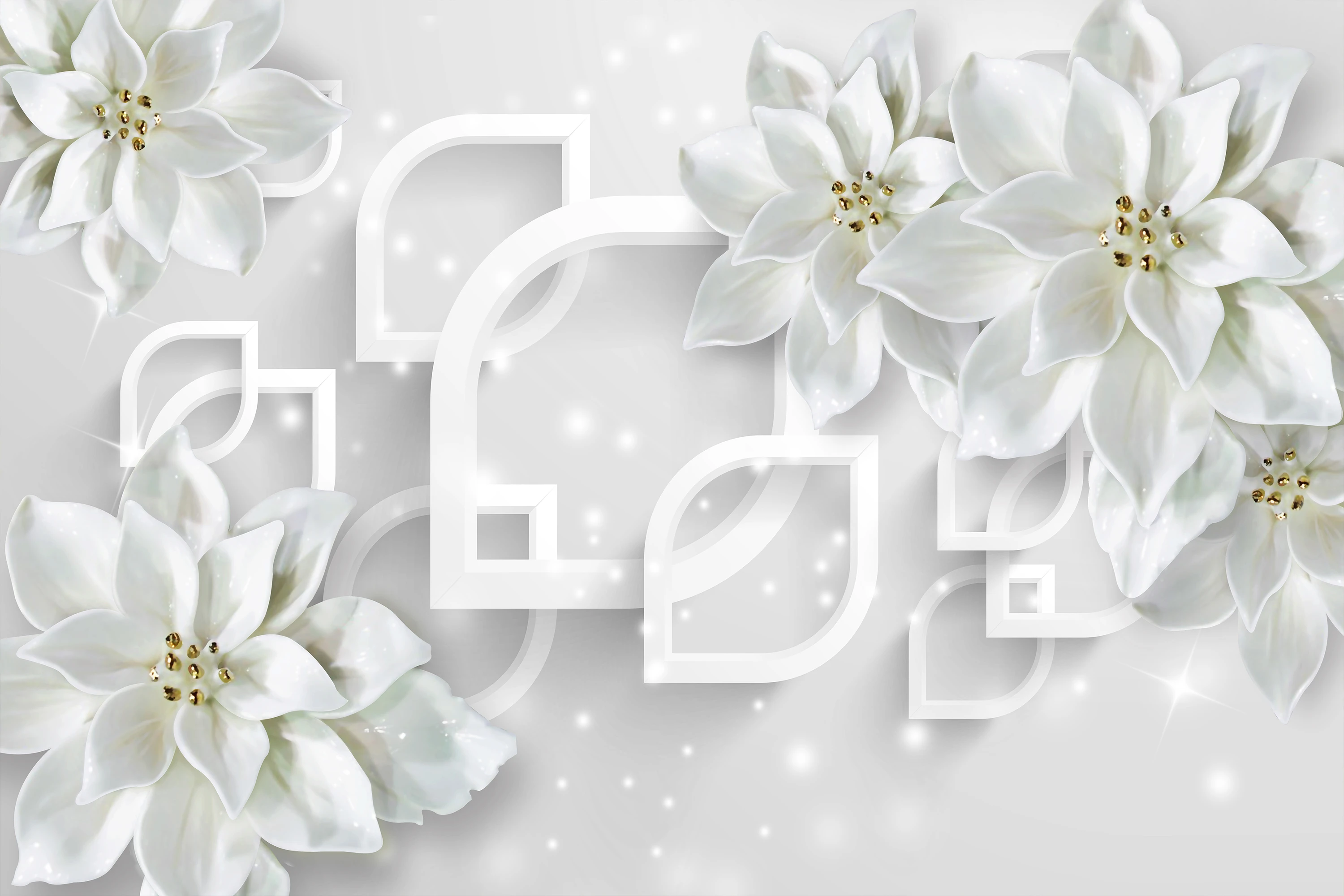 Fototapeta Iluzja Magnolii 3D 6