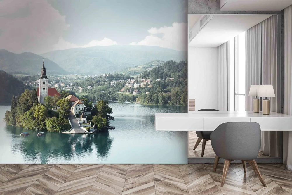 Fototapeta Jezioro W Norwegii