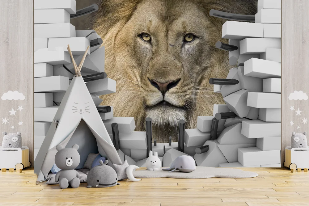 Fototapeta Lew 3D