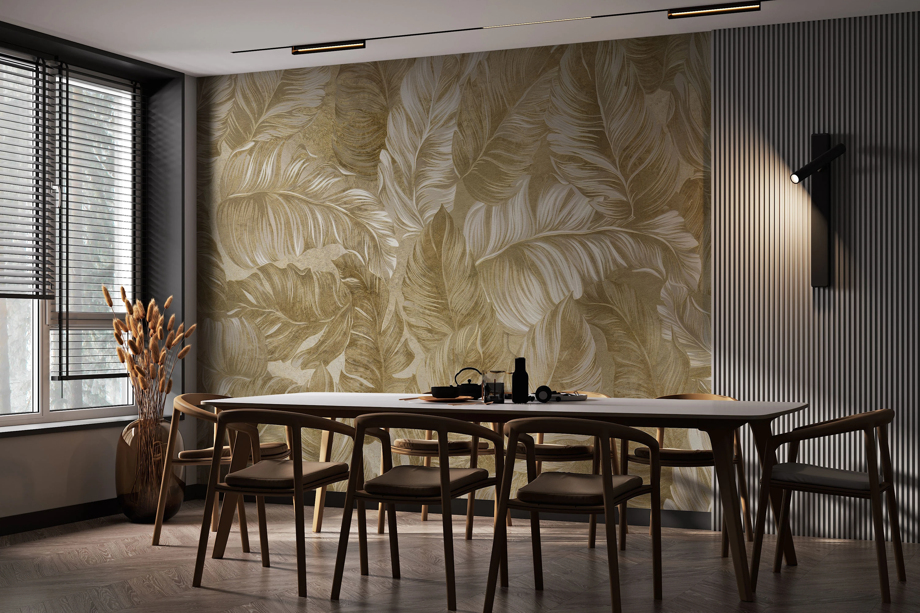 Fototapeta Luksusowe Złote Pióra