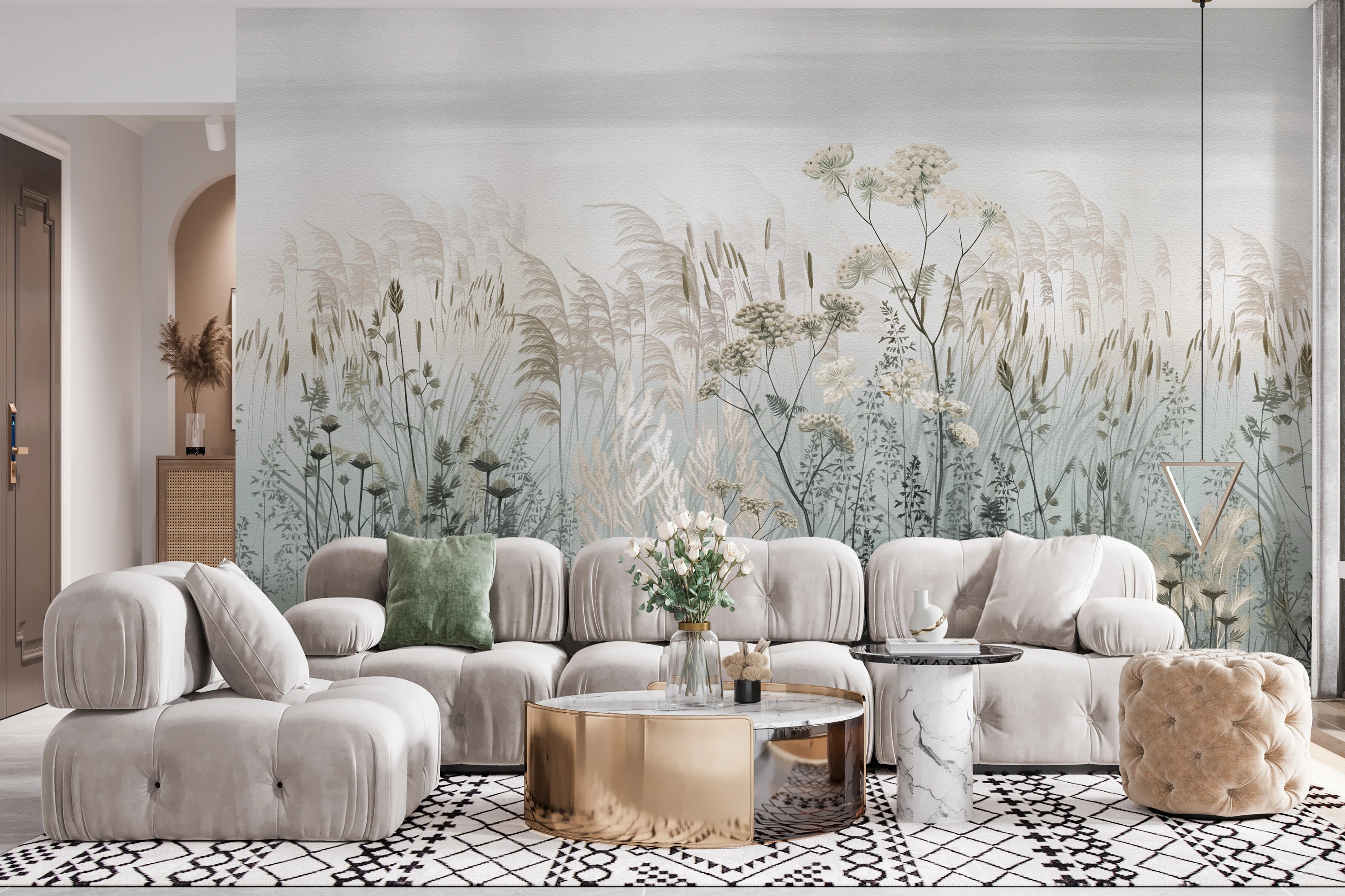 Fototapeta Magiczne Szare Pole