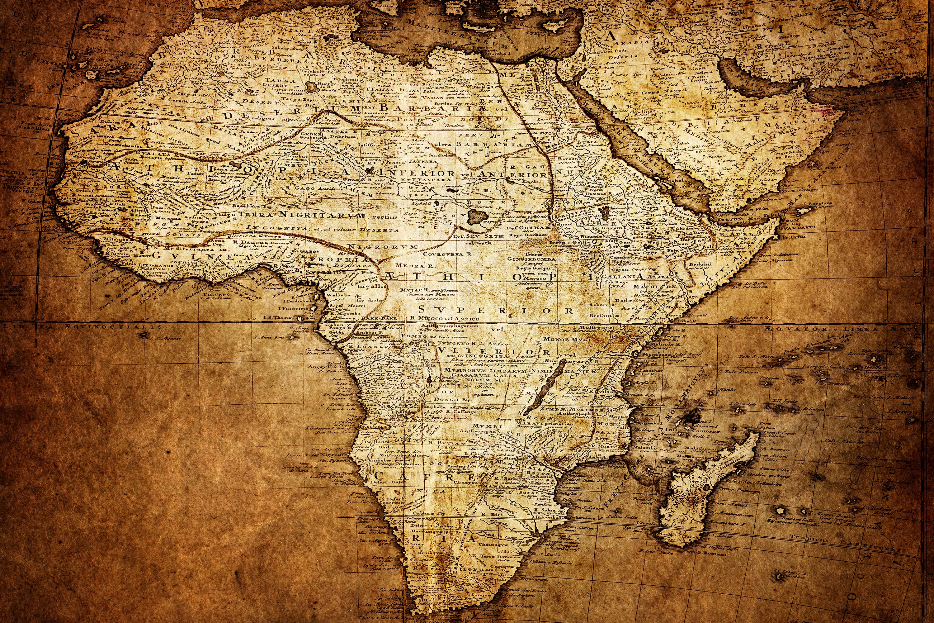 Fototapeta Mapa Afryki 6