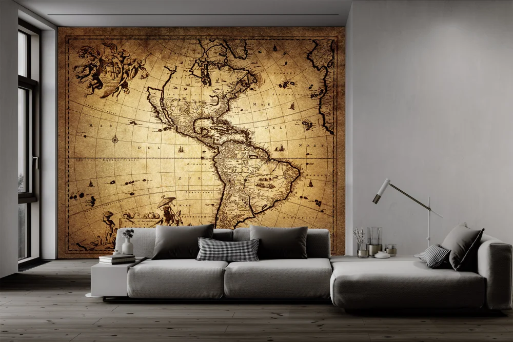 Fototapeta Starożytna Mapa