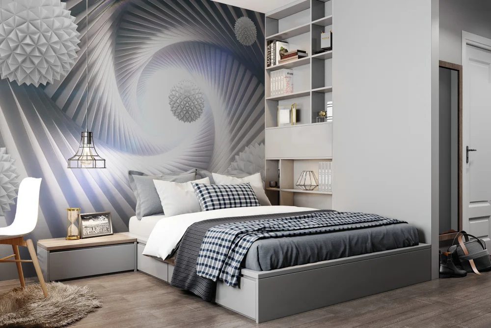 Fototapeta Ostre 3D Kulki I Spirala