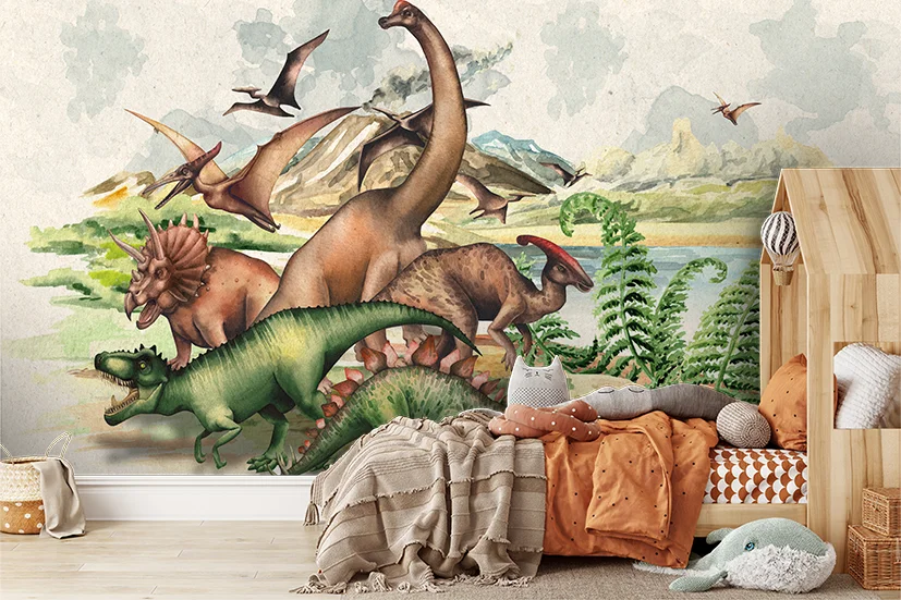Fototapeta Rodzina Dinozaurów