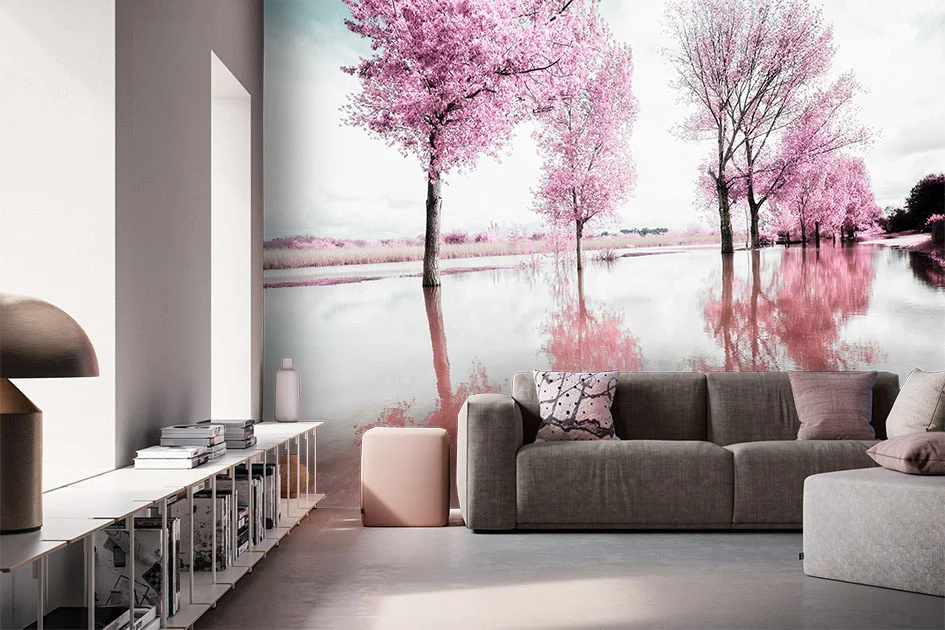 Fototapeta Sakura W Pobliżu Wody