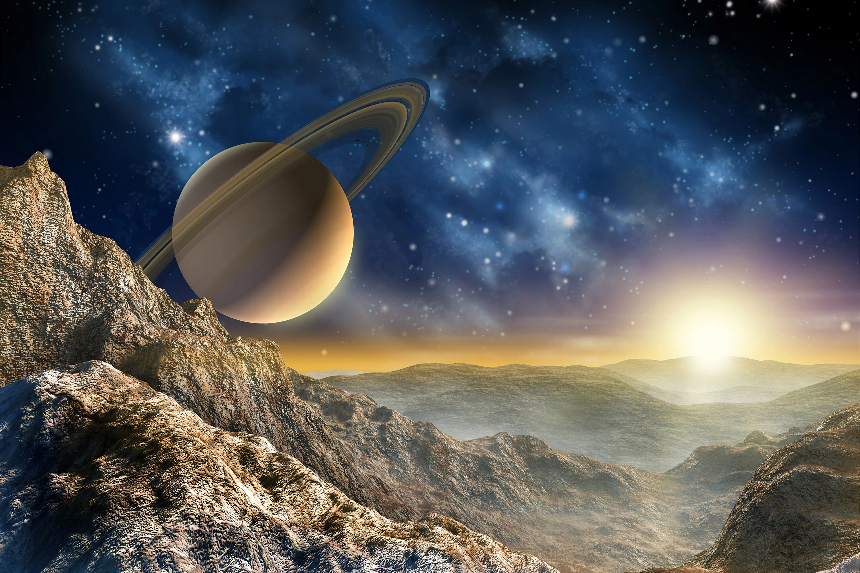 Fototapeta Saturn Kosmos 6