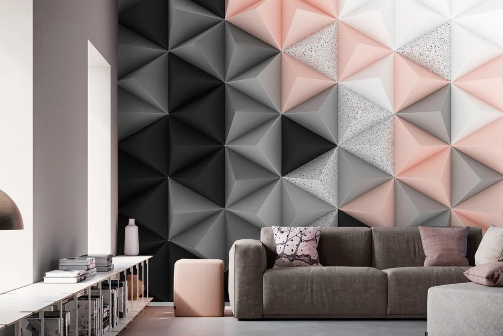 Fototapeta Pastelowa Geometria W Romby