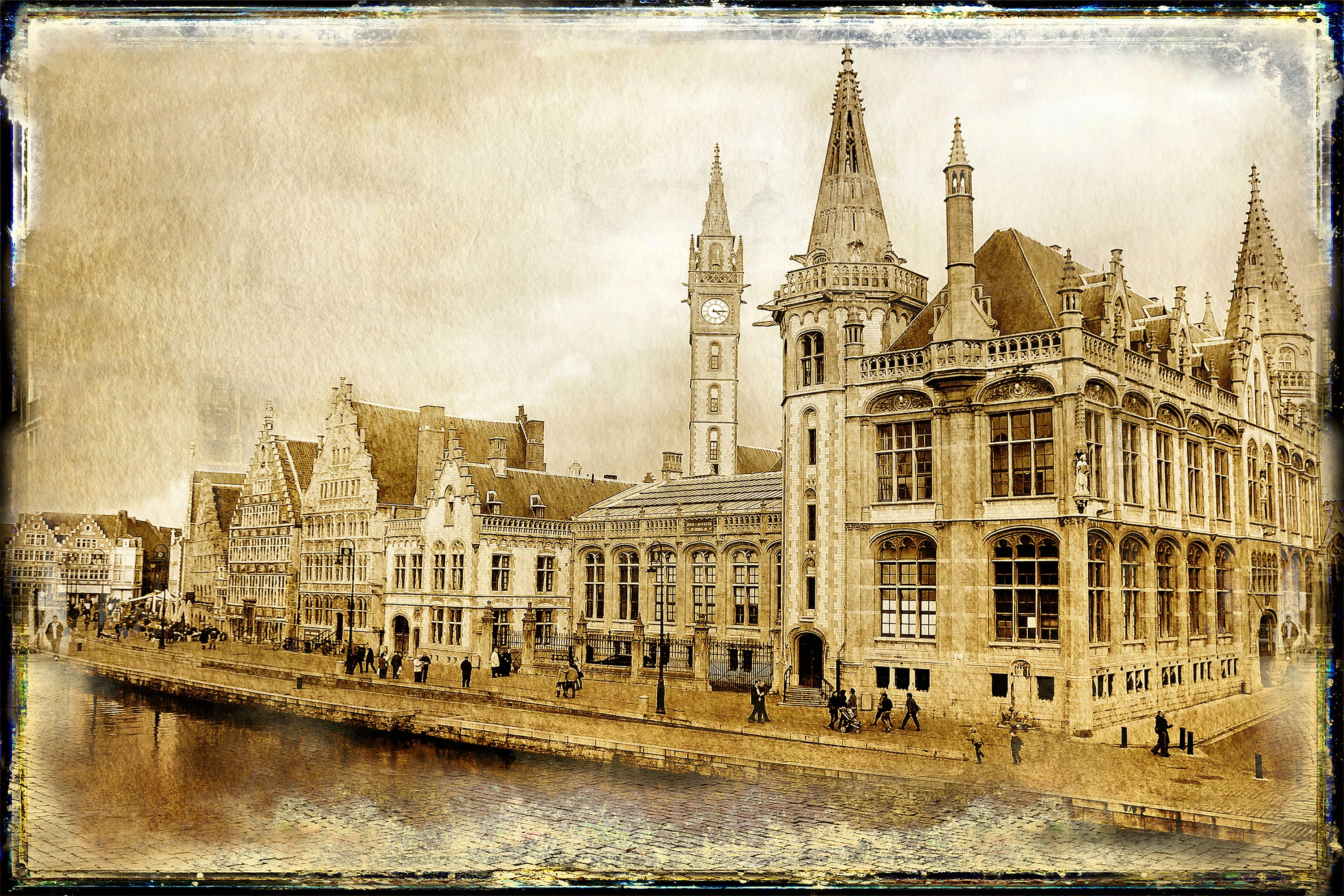 Fototapeta Starożytna Ulica Amsterdamu 6